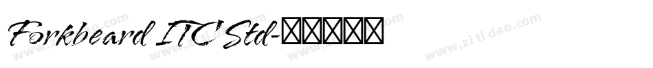Forkbeard ITC Std字体转换